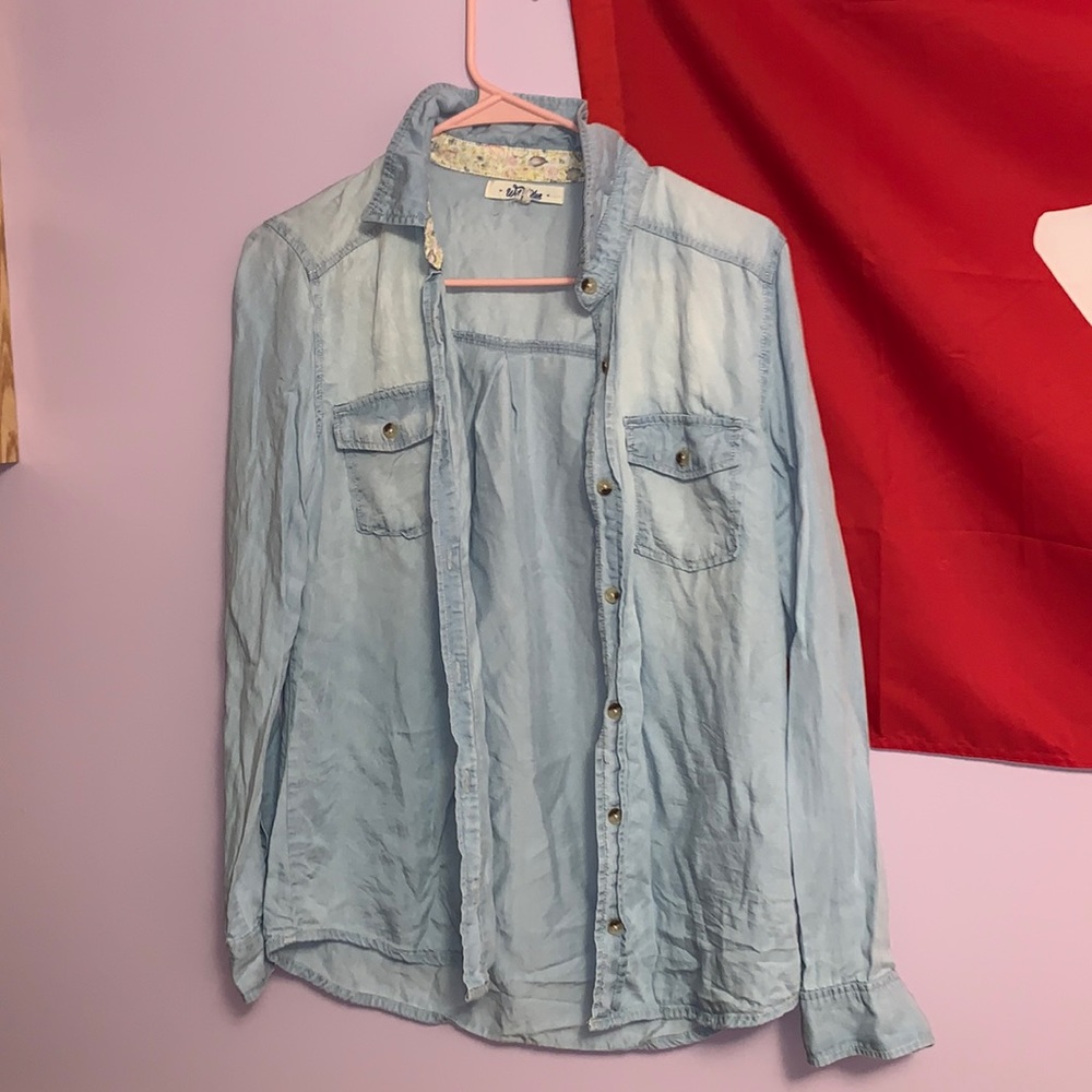 Wild Blue Denim Pullover